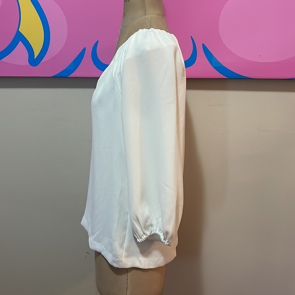 Trina Turk White Polyester Blouse - Picture 6 of 8